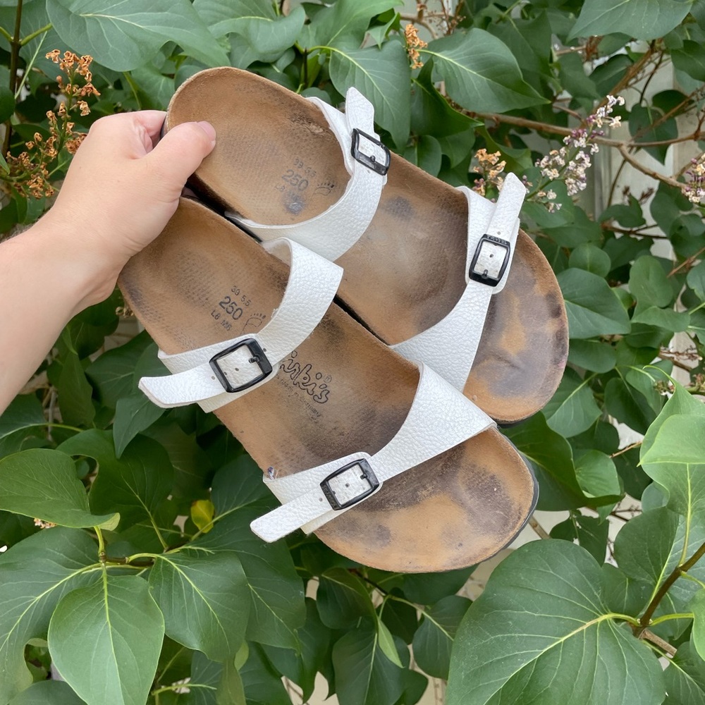 White Birkenstocks